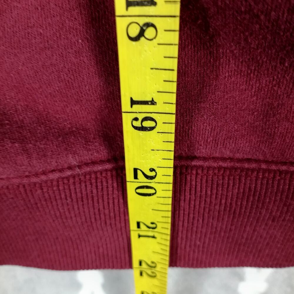 Vixxon Dixxon Hoodie Women Size Medium Burgundy Red Full Zip Lips - Picture 6 of 11